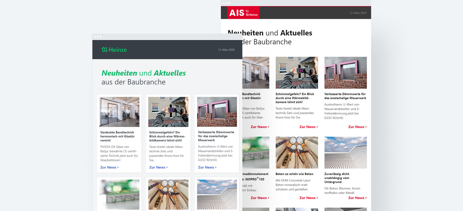 Architektennews Der Heinze Und Ais Newsletter Heinze Your Networking Company